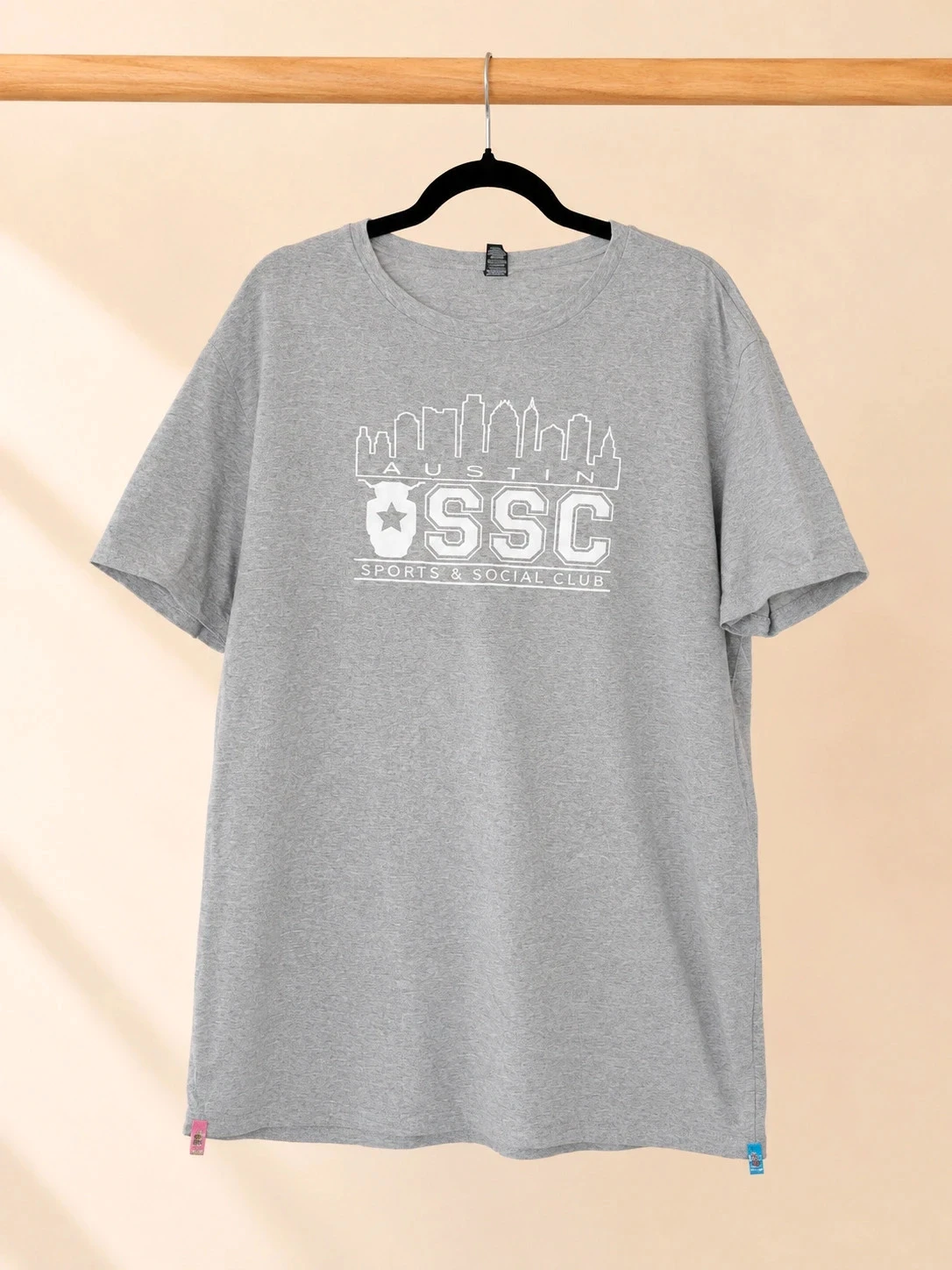 T-shirt Austin SSC – Sports & Social Club gris chiné.
